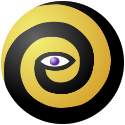 Thoth icon. An eye in a spiral.